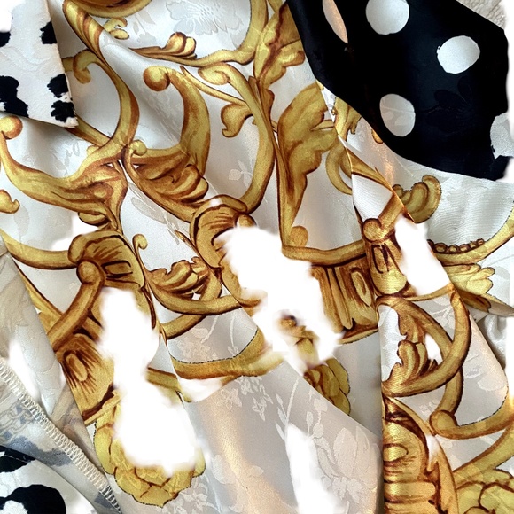 EUREKA BABYLON PRINTED BLOUSE STYLE "VERSACE" - Picture 9 of 11